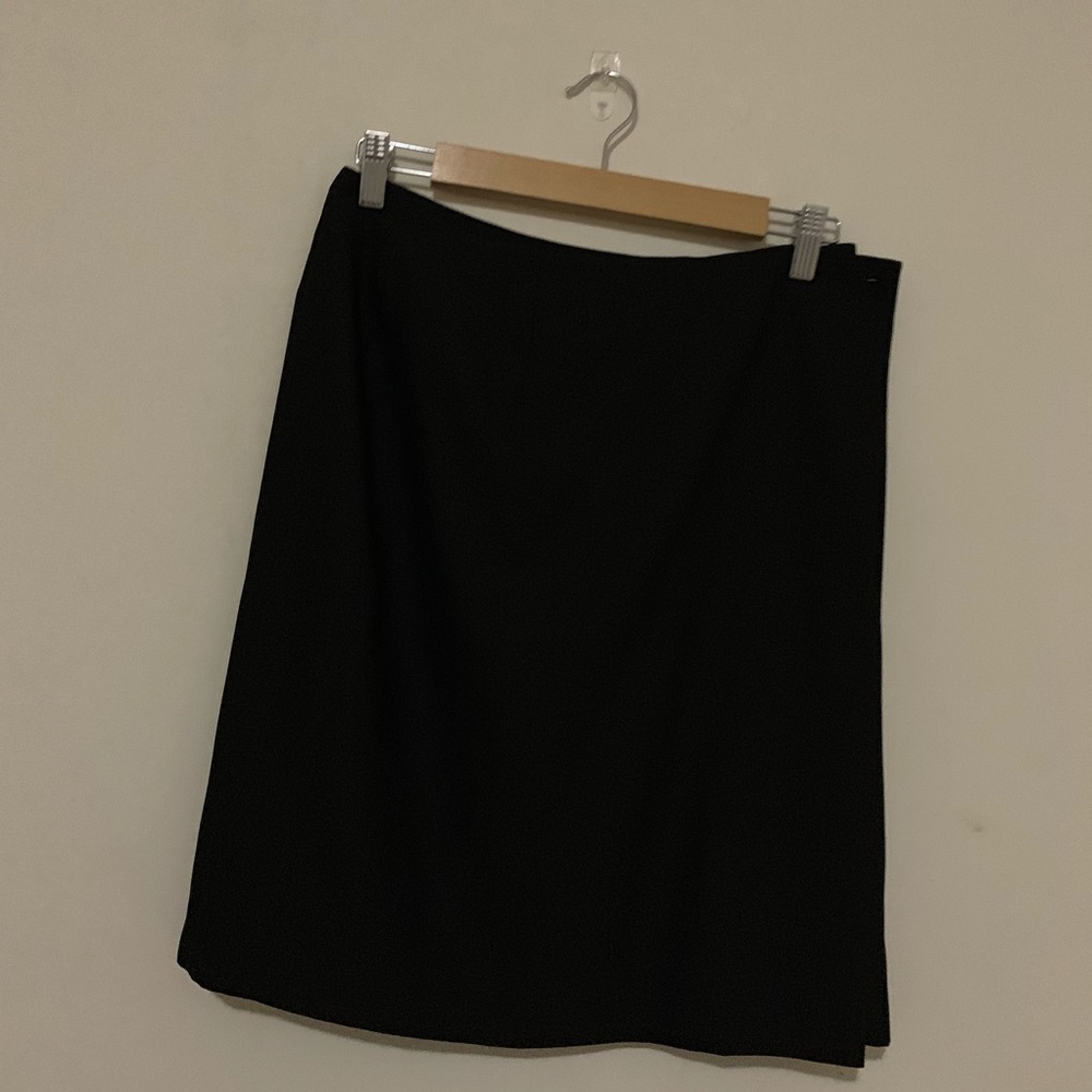 Black Wrap Skirt